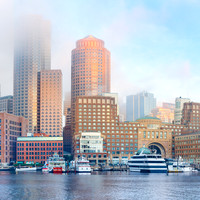 Dawn Fog / Boston Harbor