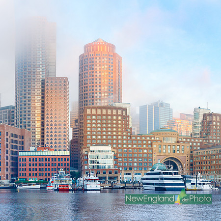 Dawn Fog / Boston Harbor
