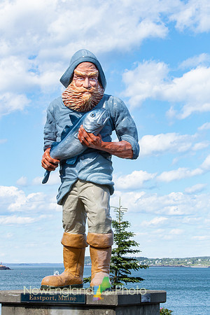 Eastport fisherman statue