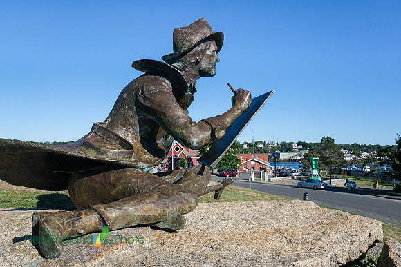 Statue of Fitz Henry Lane