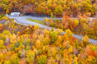 Mohawk Trail hairpin turn