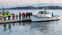 Santa arrives in Marblehead