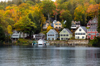 Alton Bay (autumn rain)