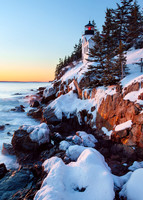 Bass Harbor Head, winter