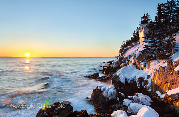 Bass Harbor Head, winter