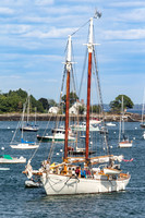 Schooner at Camden Harbor