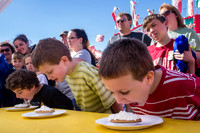 county fair - pie eating contest