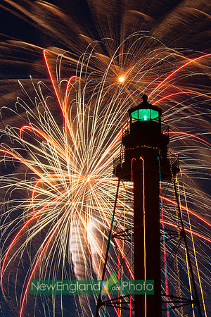 Fireworks at Marblehead Light