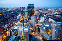Boston at dusk